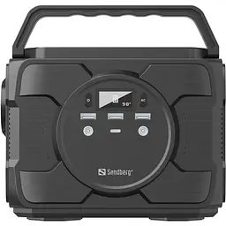 Зарядна станція Sandberg AC 200 (173 Вт/г) 200W, Type-C in/out 100W, Li-ion, ліхтарик 4Вт