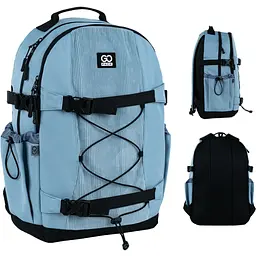 Рюкзак GoPack Education Teens 186 блакитний (GO25-186L-2) - мініатюра 2