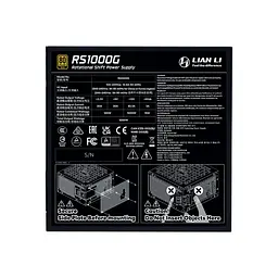 Блок живлення Lian Li RS Gold 1000 Black with Hub, EU Cord (G9P.RS1000G.BH00.EU) - мініатюра 7
