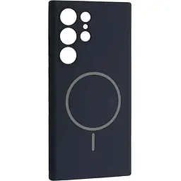 Чохол DK Luxury Silicone Case with MagSafe для Samsung Galaxy S24 Ultra Midnight Blue [132235]