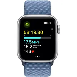 Смарт-годинник Apple Watch SE 2 GPS 40mm Silver Aluminium Case with Winter Blue Sport Loop [MRE33] [95080] - мініатюра 3