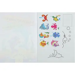 Розмальовка Zibi Baby Line Жителі моря з наліпками 8 сторінок (ZB.16002) - мініатюра 2