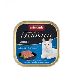 Вологий корм Animonda Vom Feinsten для кішок, з лососем та креветками, 100 г