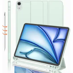 Чохол до планшета BeCover Tri Fold Soft TPU Apple iPad Air 11" M4 2026 Green (715231) - мініатюра 2
