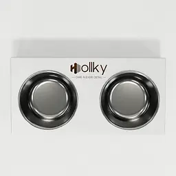 Hollky Base S — миски на підставці для маленьких собак та котів (2 × 0,45 л) - мініатюра 4