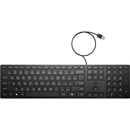 Клавіатура HP 320K USB UA Black (9SR37UT) [139604]