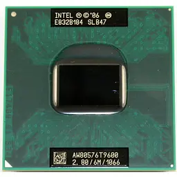 Процесор для ноутбука Intel Core 2 Duo T9600 2.8GHz/6M/35W Socket P Б/В
