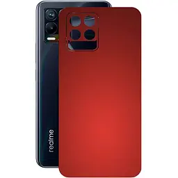 Захисна плівка StatusSKIN для Realme 8 2021 Корпус Вініл червона, матова