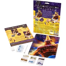 Набір креативної творчості Danko Toys Diamond Decor Ейфелева вежа DD-01-01 - мініатюра 2