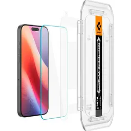Захисне скло Spigen EZ Fit HD Glas.tR для Apple iPhone 16 Pro Crystal Clear [AGL07935] 1-Pack [117857] - мініатюра 5