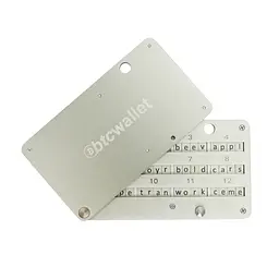 Мнемонічний планшет Btcwallet FoldTab S1 для зберігання сід-фрази