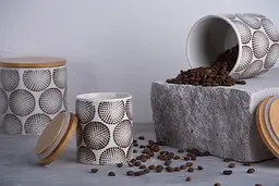 Банка Limited Edition Holly, фарфор, 700 мл, бежевий (B1063-09859-4) - мініатюра 2