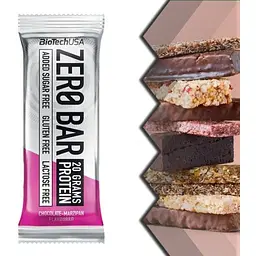 Протеїновий батончик BiotechUSA Zero Bar Шоколад-марципан 50 г - мініатюра 3