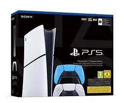 Ігрова консоль Sony PlayStation 5 Slim Digital Edition + DualSense Ice Blue - мініатюра 5