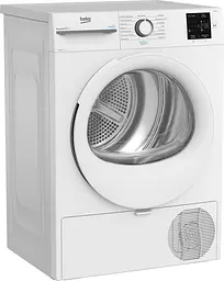 Beko Сушильна машина тепловий насос, 8кг, A++, 55см, дисплей, підсвітка барабану, пар, білий - мініатюра 2