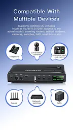 Безперебійник для роутерів UPS 36W Docreate DC1036L POE USB 3xDC (5/9/12V) без АКБ - мініатюра 9