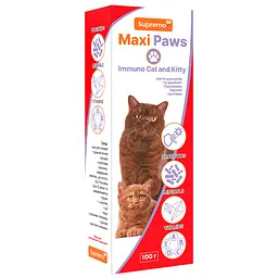 Фітопаста Supremo Maxi Paws для імунітету кошенят та дорослих котів 100 г