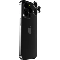 Захисне скло на камеру iLera FocusPro Lens для Apple iPhone 15 Pro/15 Pro Max Black Titanium (iLFPGR10) [95072] - мініатюра 3