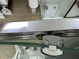 Душова кабіна ARTEX AR-HRT80-01-80S глибокий піддон 80х80 см 4 мм Хром профіль/Прозорий матовий (AR-HRT80-01-80S) - мініатюра 7