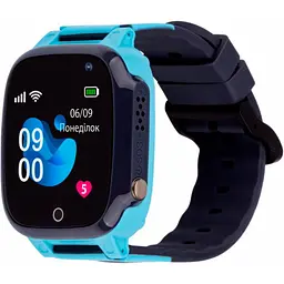 Дитячий смарт-годинник AmiGo GO008 MILKY GPS Wi-Fi Blue [98543]
