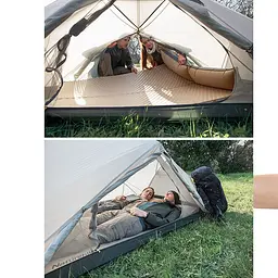 Килимок самонадувний Naturehike (NH15Q002-D) 2,5м - одномісний - з подушкою - бежевий - мініатюра 8