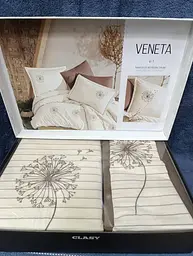 Постільна білизна Veneta Ранфорс з вишивкою Clasy pbe0052049 - мініатюра 3
