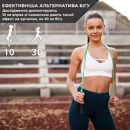 Швидкісний скакалка на підшипниках PowerPlay 3 м fit0007845 - мініатюра 2