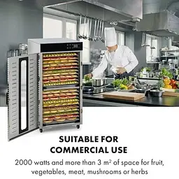 Дегідратор-сушарка для овочів фруктів Klarstein Master Jerky 300 40-90 °C (10034544) - мініатюра 7