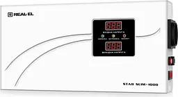 Стабілізатор REAL-EL STAB SLIM-1000 white (EL122400007)