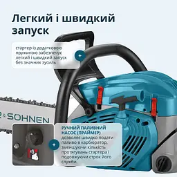 Пила бензинова Könner & Söhnen (KS CS40G-20) - мініатюра 5