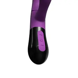 Вібратор-кролик Adrien Lastic Ares 2.0 20.6 см фіолетовий - мініатюра 6