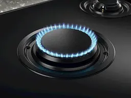 Варильна поверхня комбінована Electrolux 60 см розширена зона чугун чорний - мініатюра 4