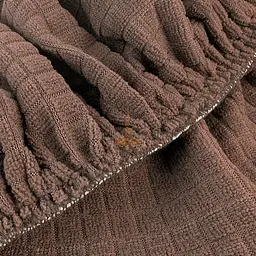 Чохол Love You Corn Fleece на стілець коричневий (83182) - мініатюра 2