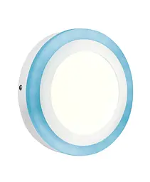 Настінний світильник з пультом LED COLOR+ RGBW 19 ВТ / 3000 K круглий - мініатюра 2