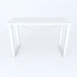 Письмовий стіл Ferrum-decor Драйв 750x1000x700 Білий метал ДСП Біле 32 мм (FRD-103373) - мініатюра 3