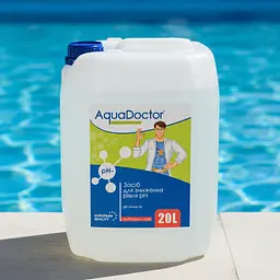 Хімія для басейну рідкий засіб для зниження рівня pH AquaDoctor pH Minus HL (соляна кислота 14%) 20 л