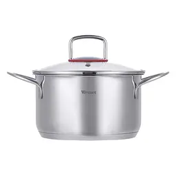 Каструля з кришкою Gipfel Werner Como GP-50170 20 см 3.6 л срібляста - мініатюра 2