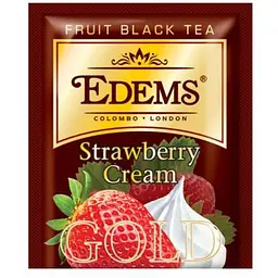 Чай чорний Edems Gold Strawberry Cream 50 г (25 шт. х 2 г) - мініатюра 2