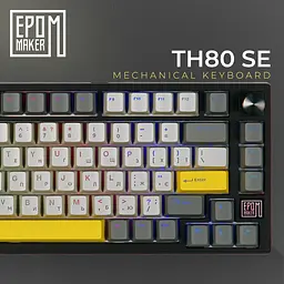 Клавіатура Epomaker TH80 SE Flamingo Black механічна бездротова (TH80-SE-B-F) - мініатюра 13