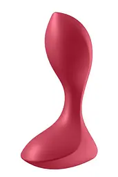 Анальная пробка с вибрацией Satisfyer Backdoor Lover Red, 11.5х3.3 см, красный