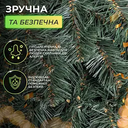 Гірлянда штучна Хвоя 2,8 м зелена LUGI KOS-HVO128 - мініатюра 4