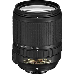 Об'єктив Nikon AF-S DX NIKKOR 18-140mm f/3.5-5.6G ED VR (JAA819DD) [87466]