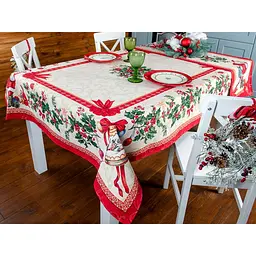 Скатертина Lefard Home Textile Loop гобеленова 140х140 см (732-230) - мініатюра 4