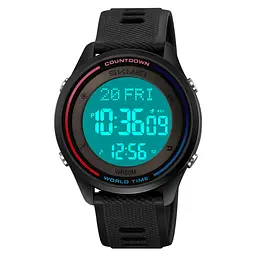 Чоловічий наручний годинник 2348BKWT Black-White Skmei acs0029988 - мініатюра 2