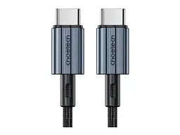 Кабель USB Type-C Choetech USB Type-C to USB Type-C 60W 1.8m Black (XCC-1014-BK)