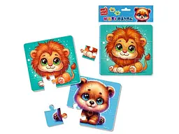 М'які пазли Левеня та ведмежатко, Vladi Toys