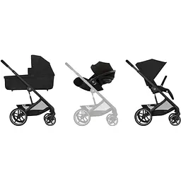 Коляска Cybex Balios S 3 в 1 BLK Moon Black (524002517) - мініатюра 13