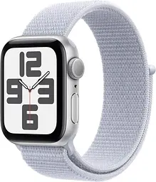 Смарт-годинник Apple Watch SE 2 GPS 44mm Silver Aluminium Case w. Blue Cloud Sport Loop (MXET3)
