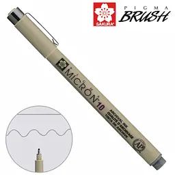 Лінер Sakura PIGMA MICRON (10), 0,6 мм сірий