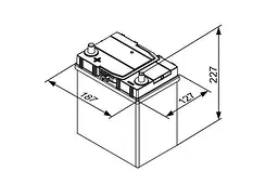 Акумулятор Bosch S4 Silver 40Ah EN 330A (Japan) L+ (0 092 S40 190) - мініатюра 5